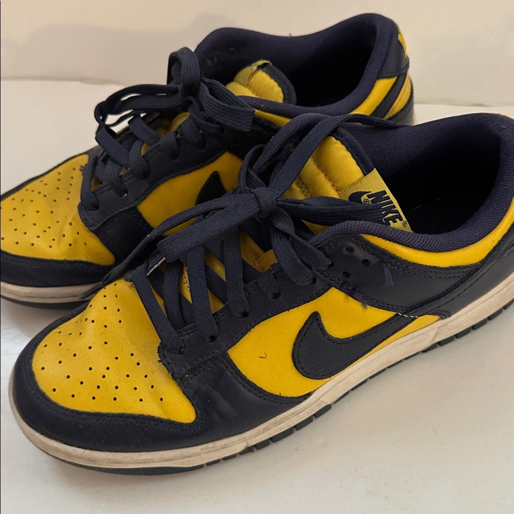 Nike Black and Yellow High-Top Sneakers UCLA